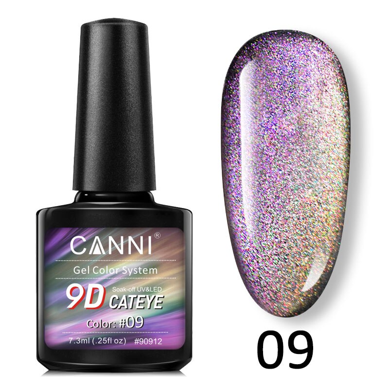 CANNI 9D Cat Eyes Galaxy Magnetic Gel Polish Venalisa Supply Magic Effect Cat Eye Nail Manicure LED Enamel UV Gel Nail Polish