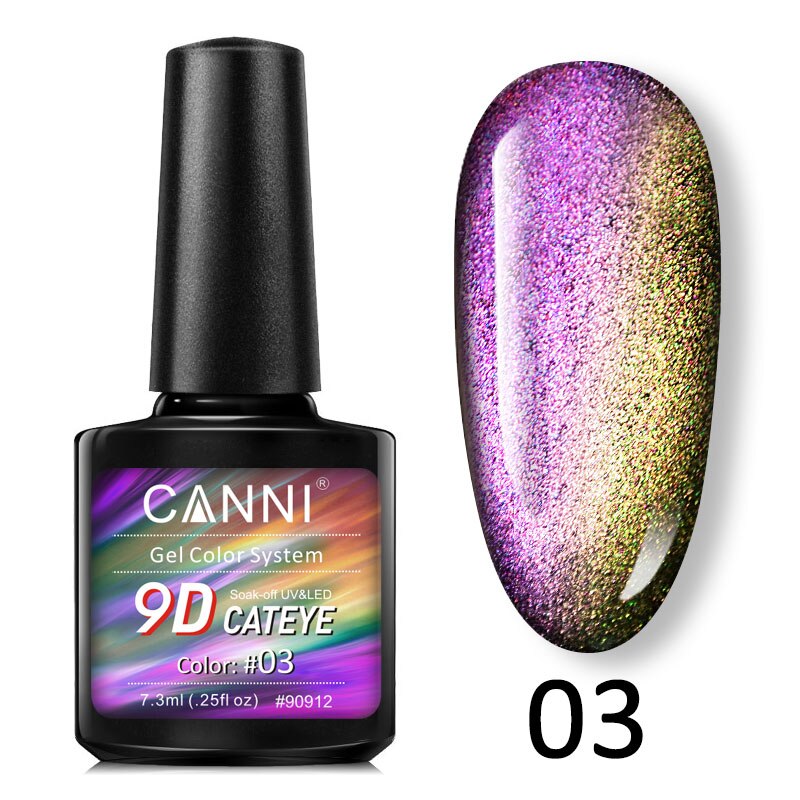 CANNI 9D Cat Eyes Galaxy Magnetic Gel Polish Venalisa Supply Magic Effect Cat Eye Nail Manicure LED Enamel UV Gel Nail Polish