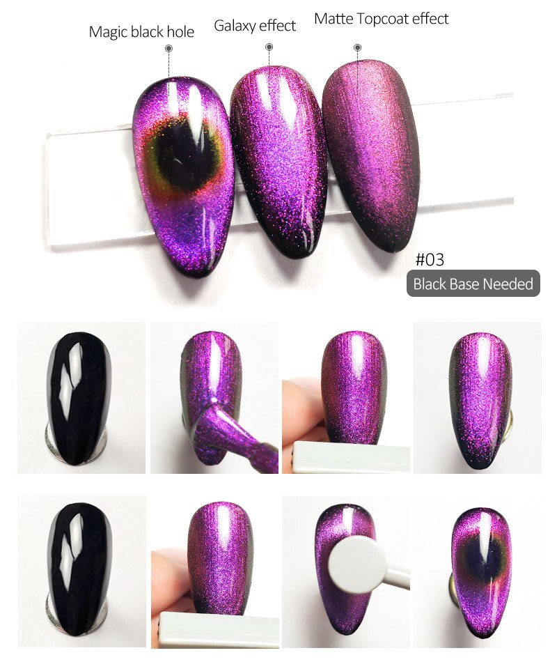CANNI 9D Cat Eyes Galaxy Magnetic Gel Polish Venalisa Supply Magic Effect Cat Eye Nail Manicure LED Enamel UV Gel Nail Polish