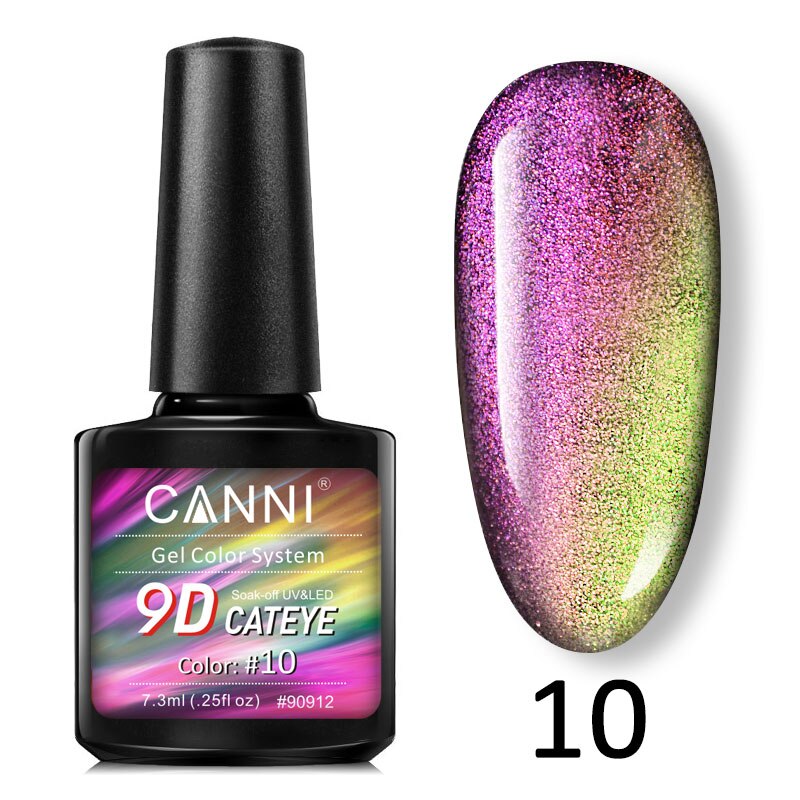 CANNI 9D Cat Eyes Galaxy Magnetic Gel Polish Venalisa Supply Magic Effect Cat Eye Nail Manicure LED Enamel UV Gel Nail Polish