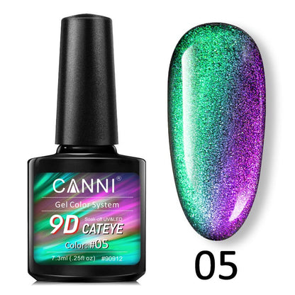 CANNI 9D Cat Eyes Galaxy Magnetic Gel Polish Venalisa Supply Magic Effect Cat Eye Nail Manicure LED Enamel UV Gel Nail Polish