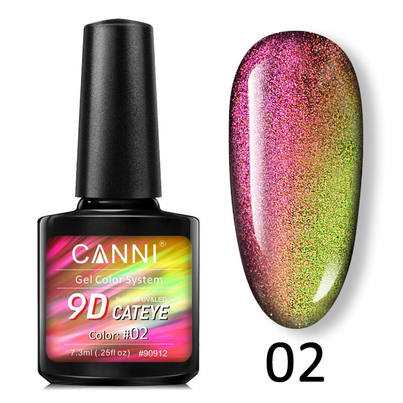 CANNI 9D Cat Eyes Galaxy Magnetic Gel Polish Venalisa Supply Magic Effect Cat Eye Nail Manicure LED Enamel UV Gel Nail Polish