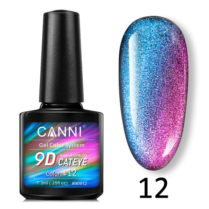 CANNI 9D Cat Eyes Galaxy Magnetic Gel Polish Venalisa Supply Magic Effect Cat Eye Nail Manicure LED Enamel UV Gel Nail Polish
