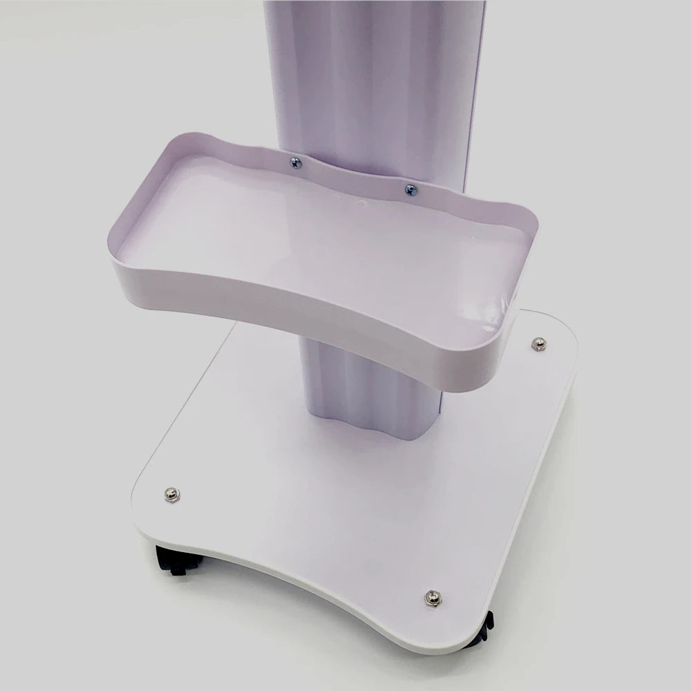 CHARIOT HAUTE QUALITE POUR MACHINE . ABS Beauty Salon Trolley Salon Use Pedestal Rolling Cart Wheel Aluminum Stand Personal Care Appliance Parts