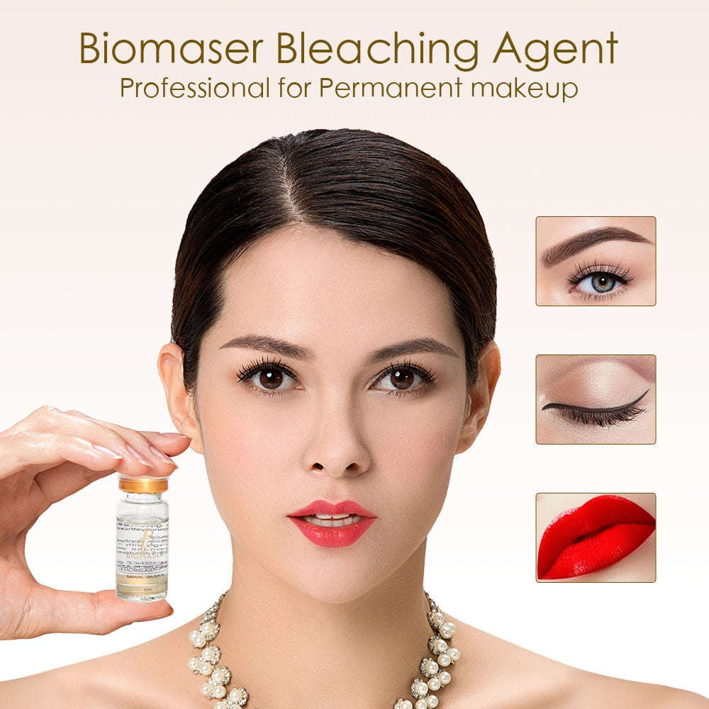 correcteur Biomaser Bleaching Agent In Time Cleaning Error For Permanent Makeup Machine Eyebrow,Eyeliner,Lips Tattoo Needle Supply