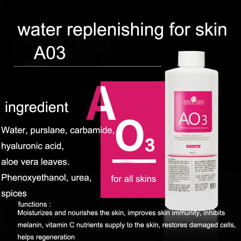 Aqua Peeling Solution 3 Bottles/400ml Per Bottle Aqua Facial Serum Hydra dermabrasion liquid