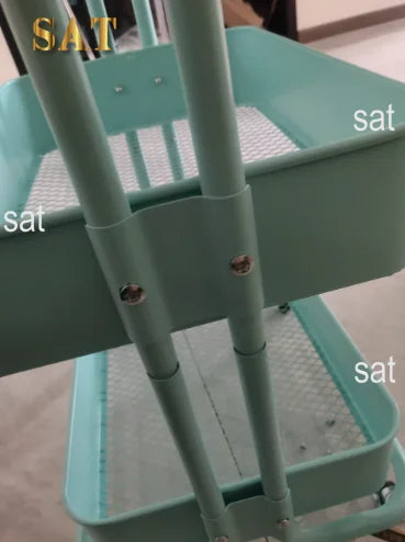 Chariot en acier inoxydable, roues cosmétiques, outil de livres, auxiliaire de manucure, salon de beauté