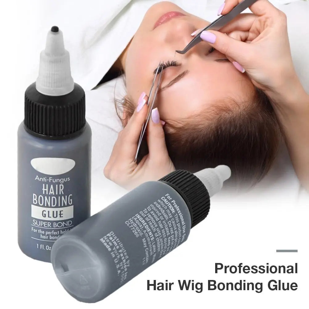 30ML COLLE NORMAL POUR LES CILS Hair Double Eyelid Glue  Bonding Tool Liquid Adhesive False Eyelash Wig Professional Extension Invisible Bonding Lash