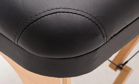 Mobilier de salon de beauté en cuir et bois, lit de table de massage, salon de beauté, spa, ongles, tatouage, sac, oreiller, visage, portable, mode