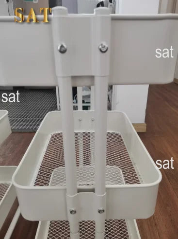 Chariot en acier inoxydable, roues cosmétiques, outil de livres, auxiliaire de manucure, salon de beauté