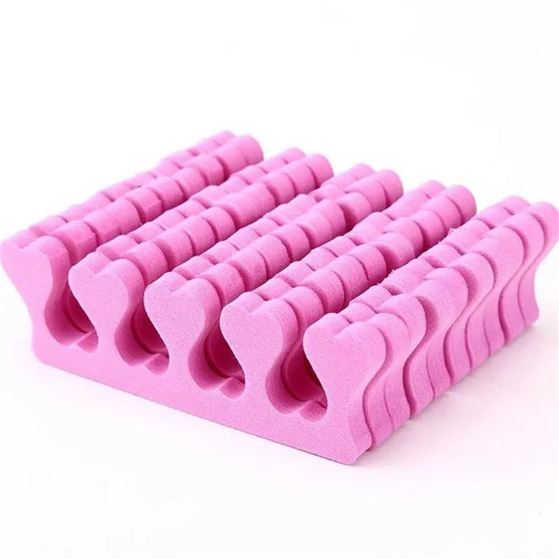 50/100pcs Séparateurs d'orteils en éponge pour vernis à ongles, soins des pieds, manucure, pédicure, nail art