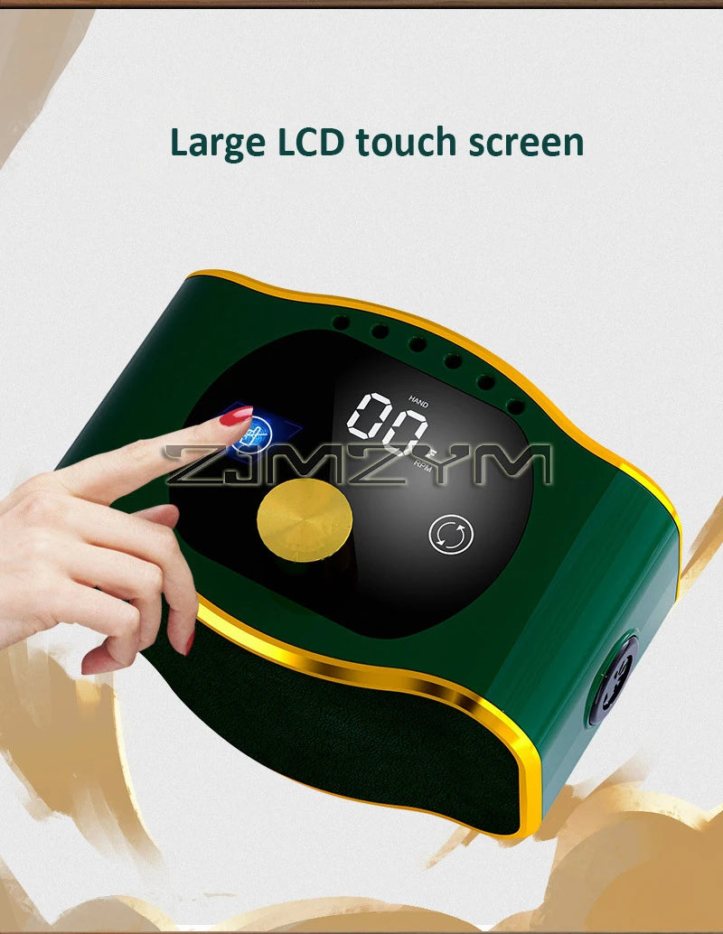 Ponceuse électrique professionnelle pour nail art, 35 000 tr/min, multifonctionnelle, pour le soin des ongles des doigts et des orteils, ensemble de mèches pour manucure
