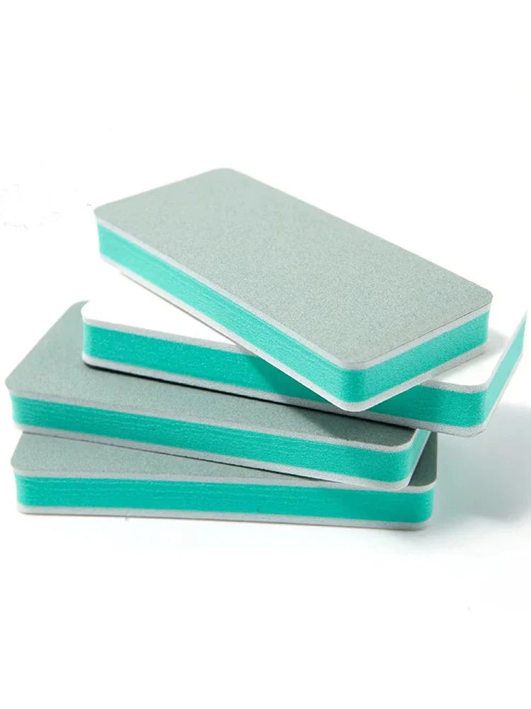 Bloc de polissage pour vernis à ongles double face, polissage de bijoux en argent, lime à ongles spéciale