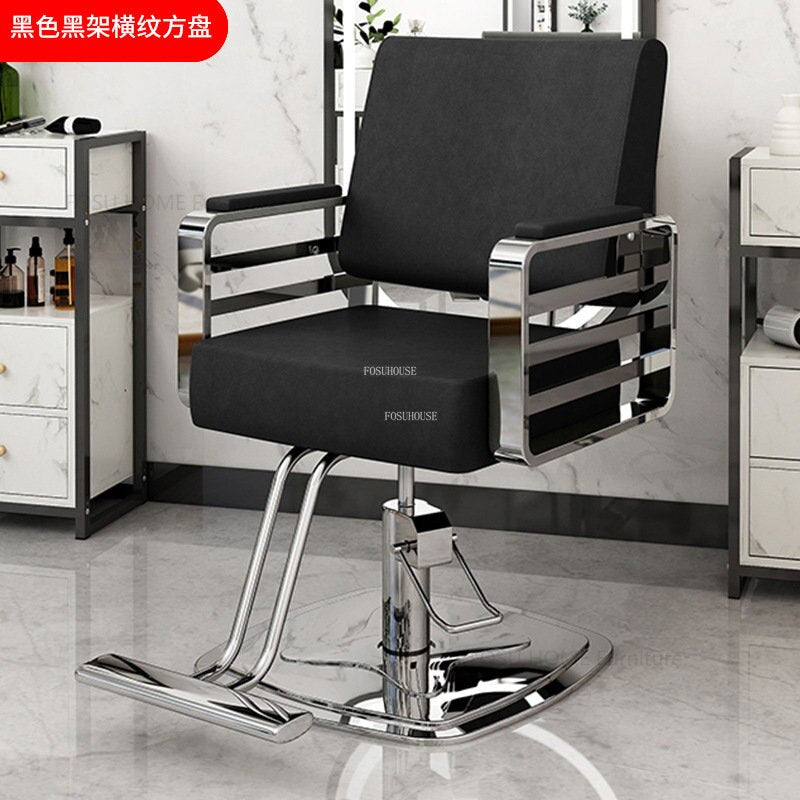 Chaises de coiffure de luxe légères, meubles de Salon simples pour Salon de beauté, chaise pivotante, chaise de coiffure spéciale