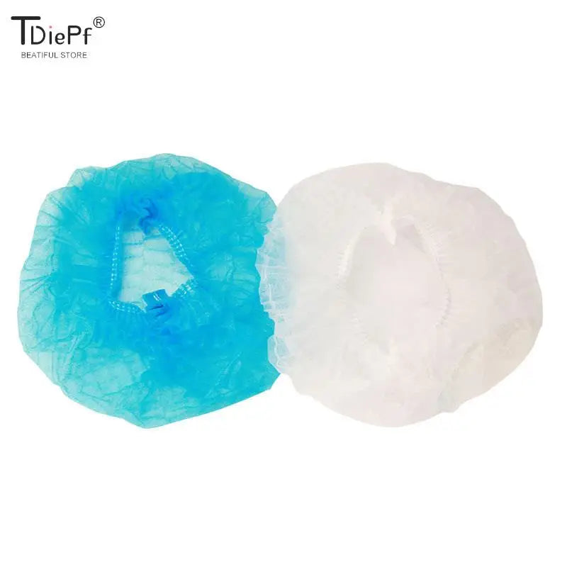 100pcs Disposable Tattooing Catering Hat Fabric Permanent Makeup Hair Net Caps Sterile Hat For Eyebrow Tattooing Catering Hats