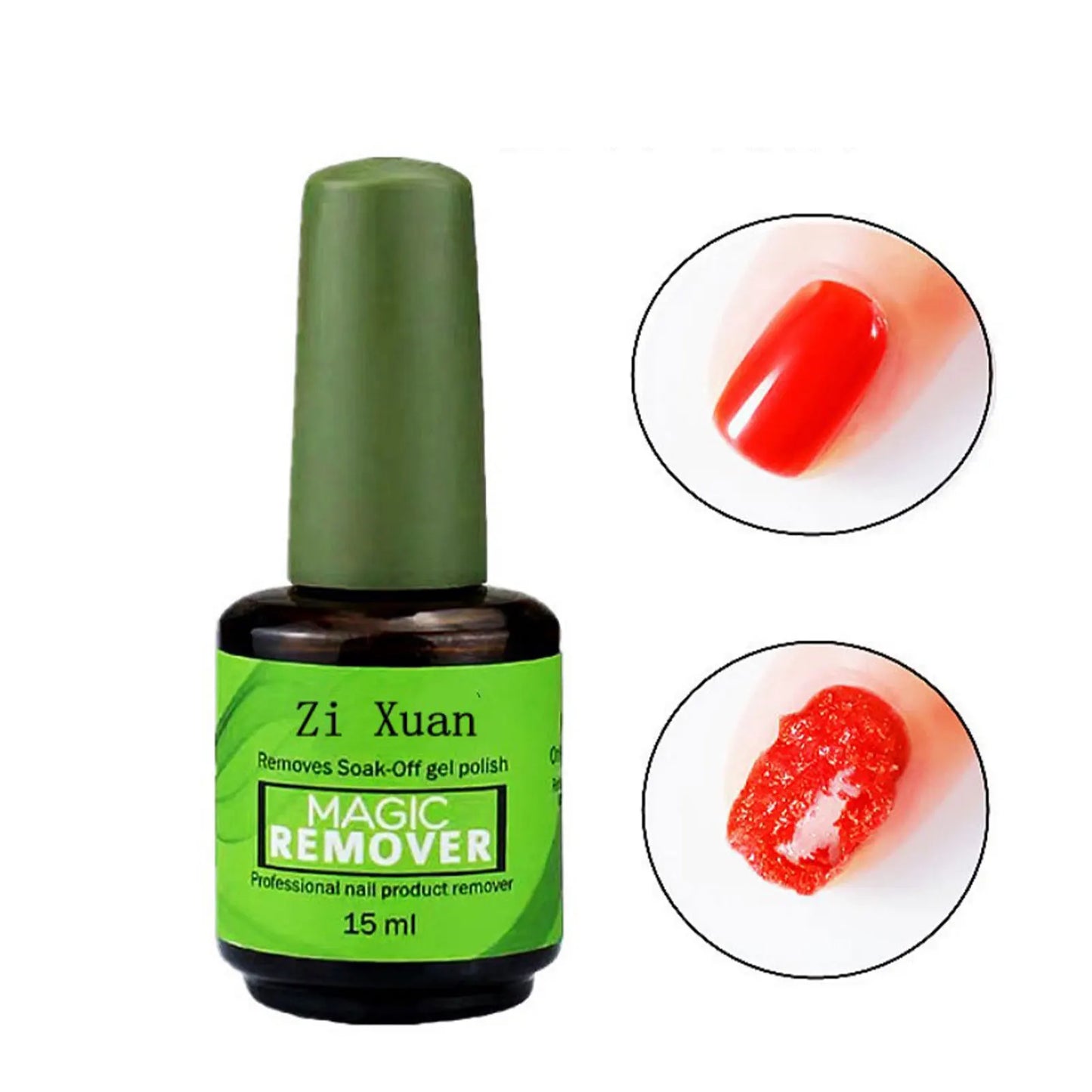 REMOVER NAILS Gel Nail Polish Remover Magic Gel Polish Remover Burst Nail Removal Glue Easily Removes Soak-Off Gel Nail Polish No Need For