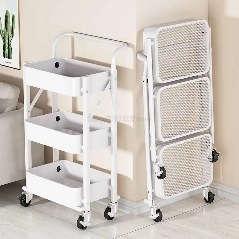 Barbershop trolley shelf Beauty car special instrument shelf beauty salon Medical ironing nail art tool car