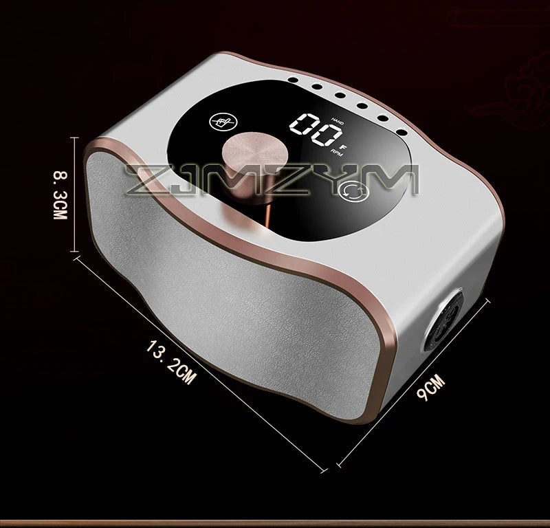 Ponceuse électrique professionnelle pour nail art, 35 000 tr/min, multifonctionnelle, pour le soin des ongles des doigts et des orteils, ensemble de mèches pour manucure