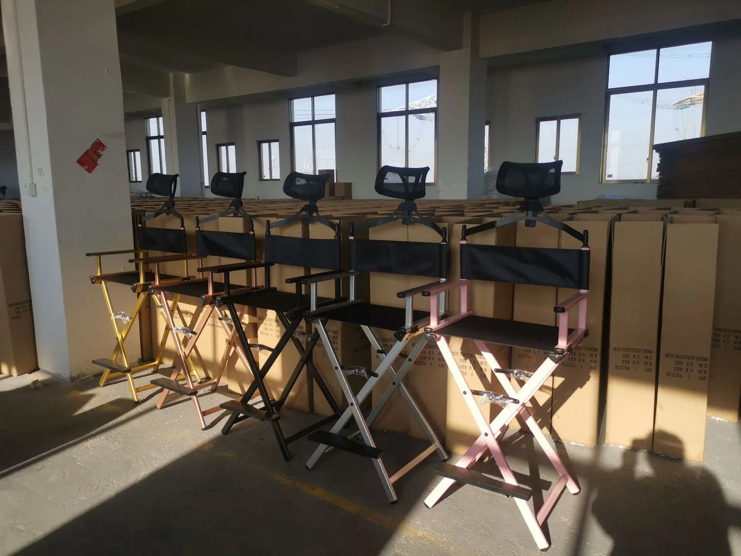 Chaise de Maquillage Portable Pliable, Chaise de Directeur d'Extérieur, Bon Prix, Vente en Gros