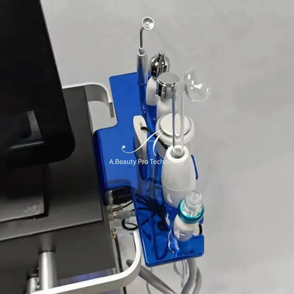 Machine multifonctionnelle de nettoyage du visage 14 en 1, Machine hydra-faciale Soins de la peau Oxygène Jet d'eau Spa Machine