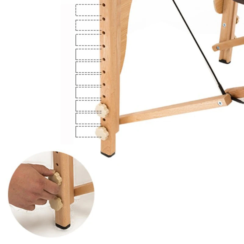 Mobilier de salon de beauté en cuir et bois, lit de table de massage, salon de beauté, spa, ongles, tatouage, sac, oreiller, visage, portable, mode