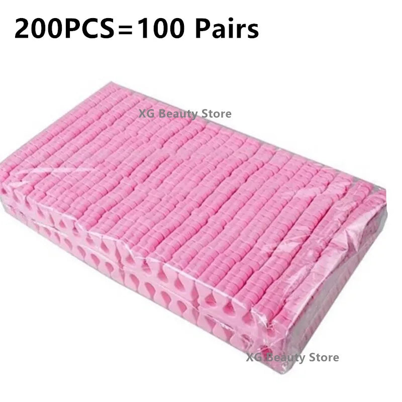 50/100pcs Séparateurs d'orteils en éponge pour vernis à ongles, soins des pieds, manucure, pédicure, nail art