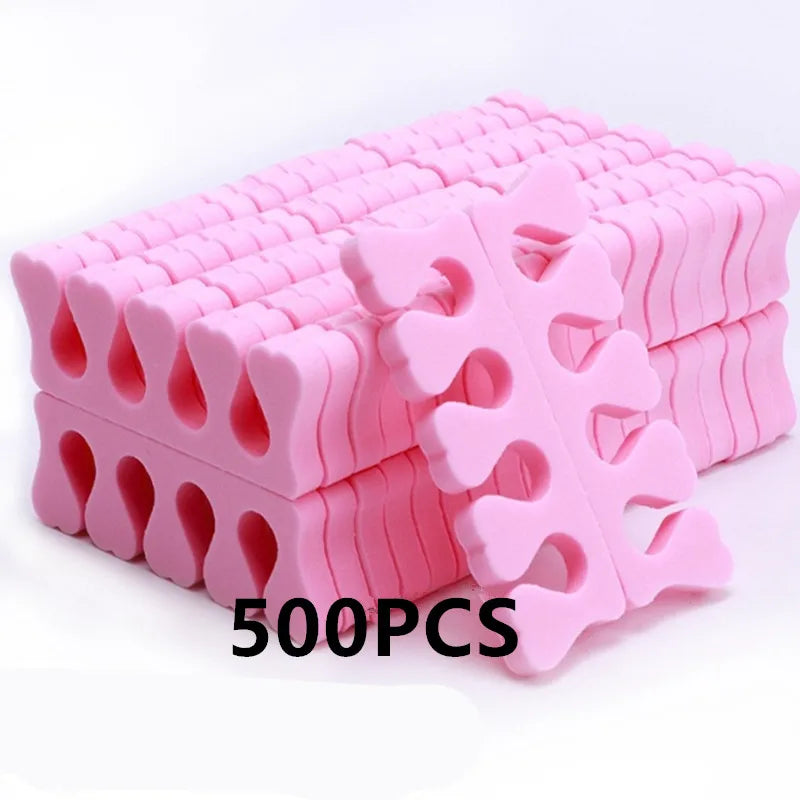 50/100pcs Séparateurs d'orteils en éponge pour vernis à ongles, soins des pieds, manucure, pédicure, nail art