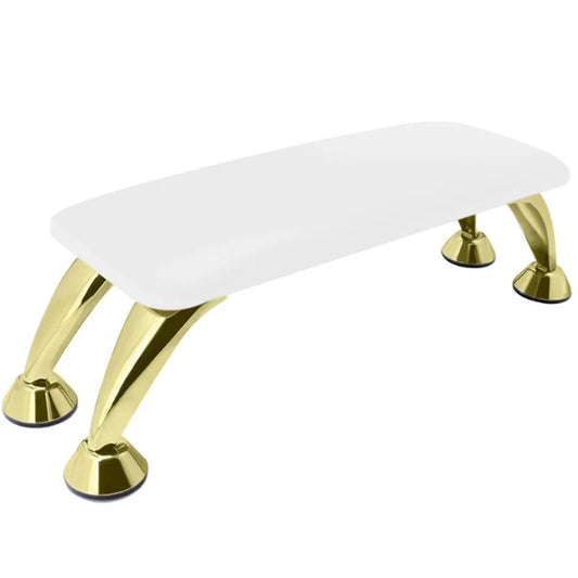 Coussin repose-mains en cuir PU blanc et noir de haute qualité, 1 pièce, pour table de manucure, repose-mains, support pour nail art