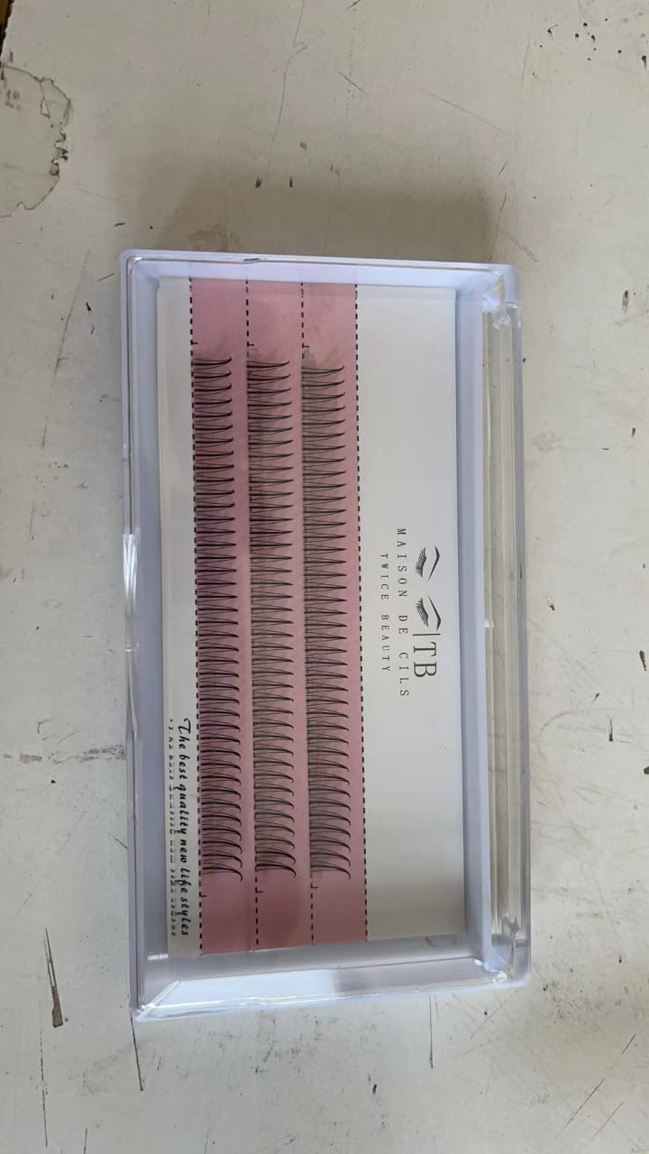 1box/60 Bundles,10D 0.1/0.07mm Thickness Individual Eyelash  Extensions eyelashes Cluster Lashes, Natural False Eyelashes Bundles