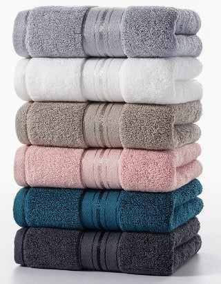 SERVIETTES COTON HAUTE QUALITE Towel Bathroom Face Towel Strong Absorbent  Soft Non-shedding Adult Towel Thickened Box in Two Packs