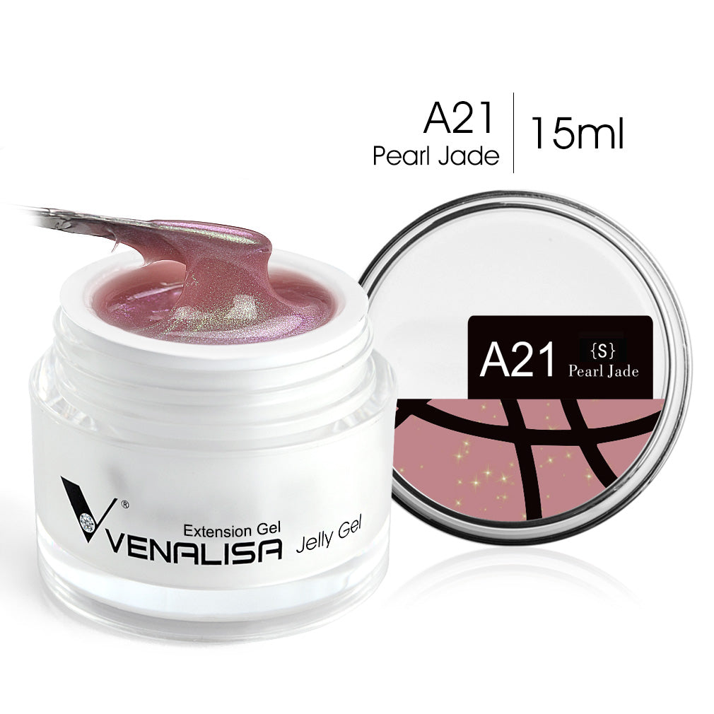 Hard Jelly Builder Nail Extend Gel Venalisa Poly Nail Gel 15ml Nail Art French Gel Gum Clear Camouflage UV Construction Gel