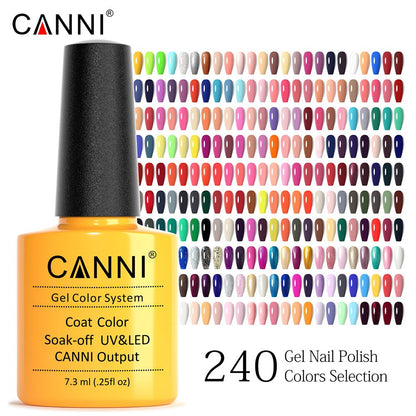 CANNI Gel Varnish Color ref 228-258 Series UV LED Lamp 7.3ml