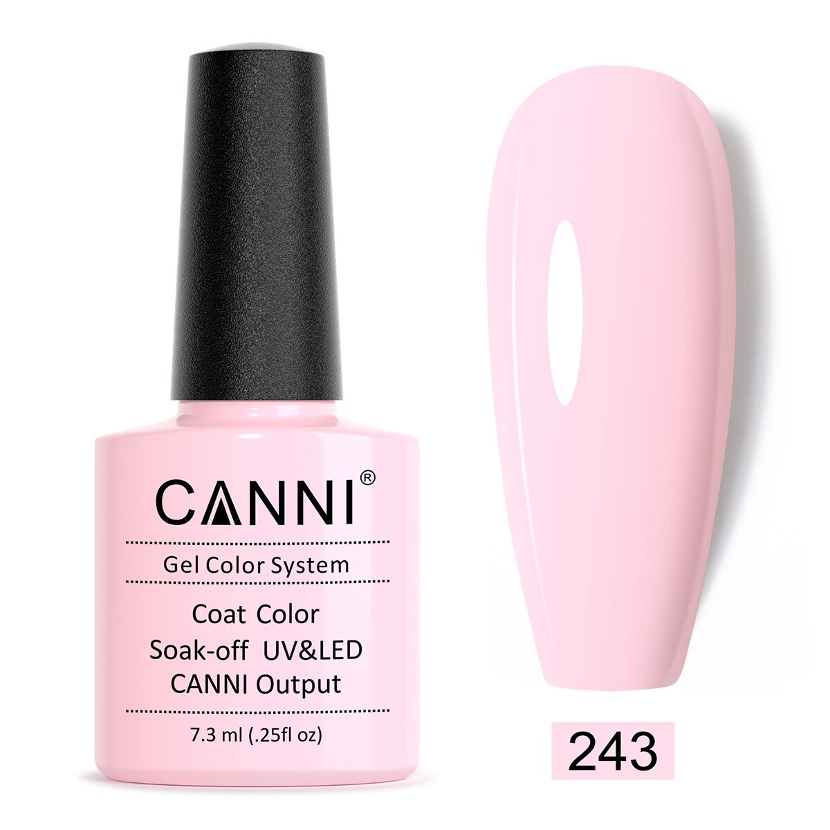 CANNI Gel Varnish Color ref 228-258 Series UV LED Lamp 7.3ml