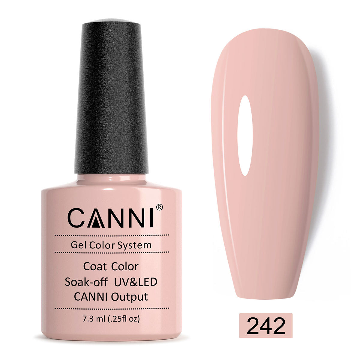 CANNI Gel Varnish Color ref 228-258 Series UV LED Lamp 7.3ml