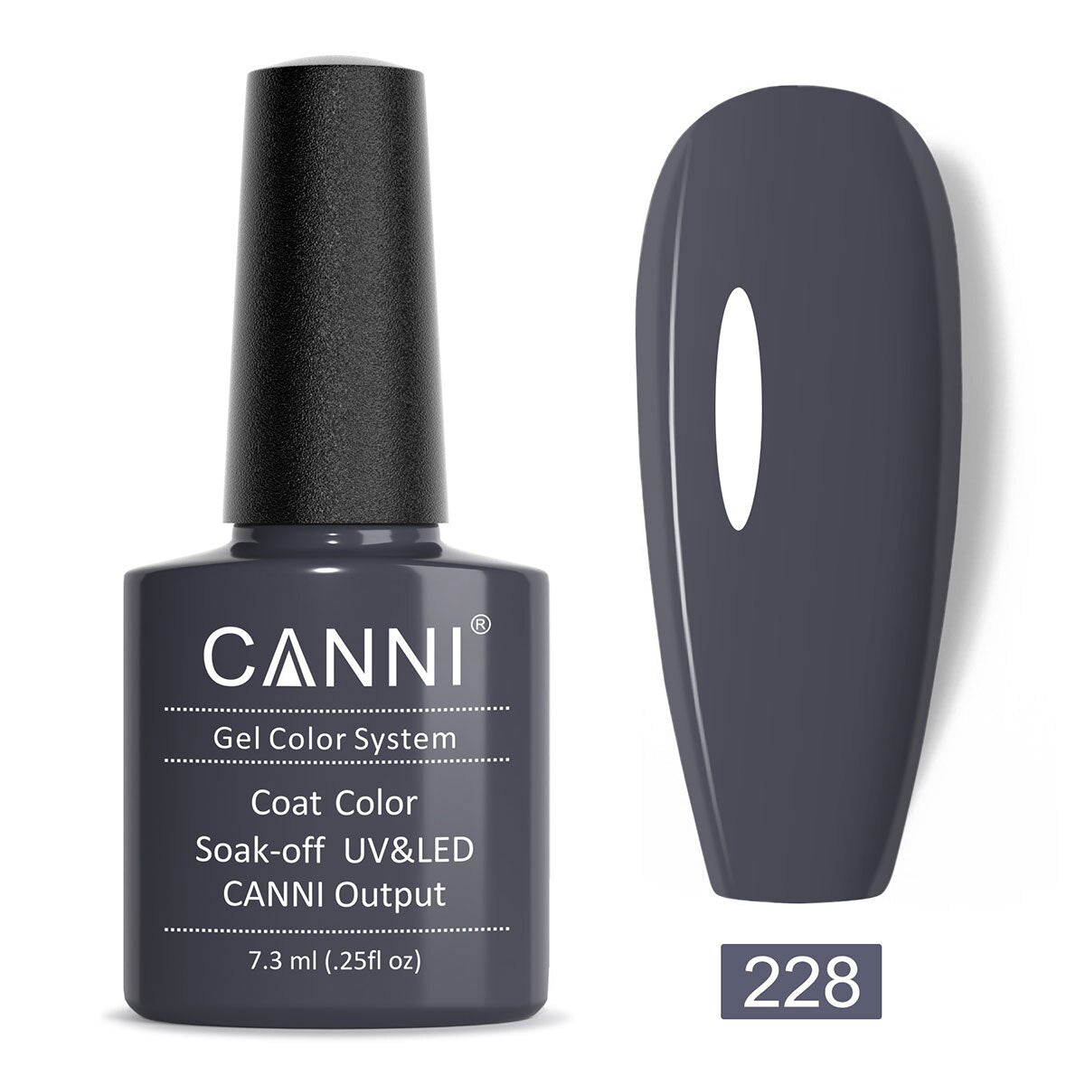 CANNI Gel Varnish Color ref 228-258 Series UV LED Lamp 7.3ml