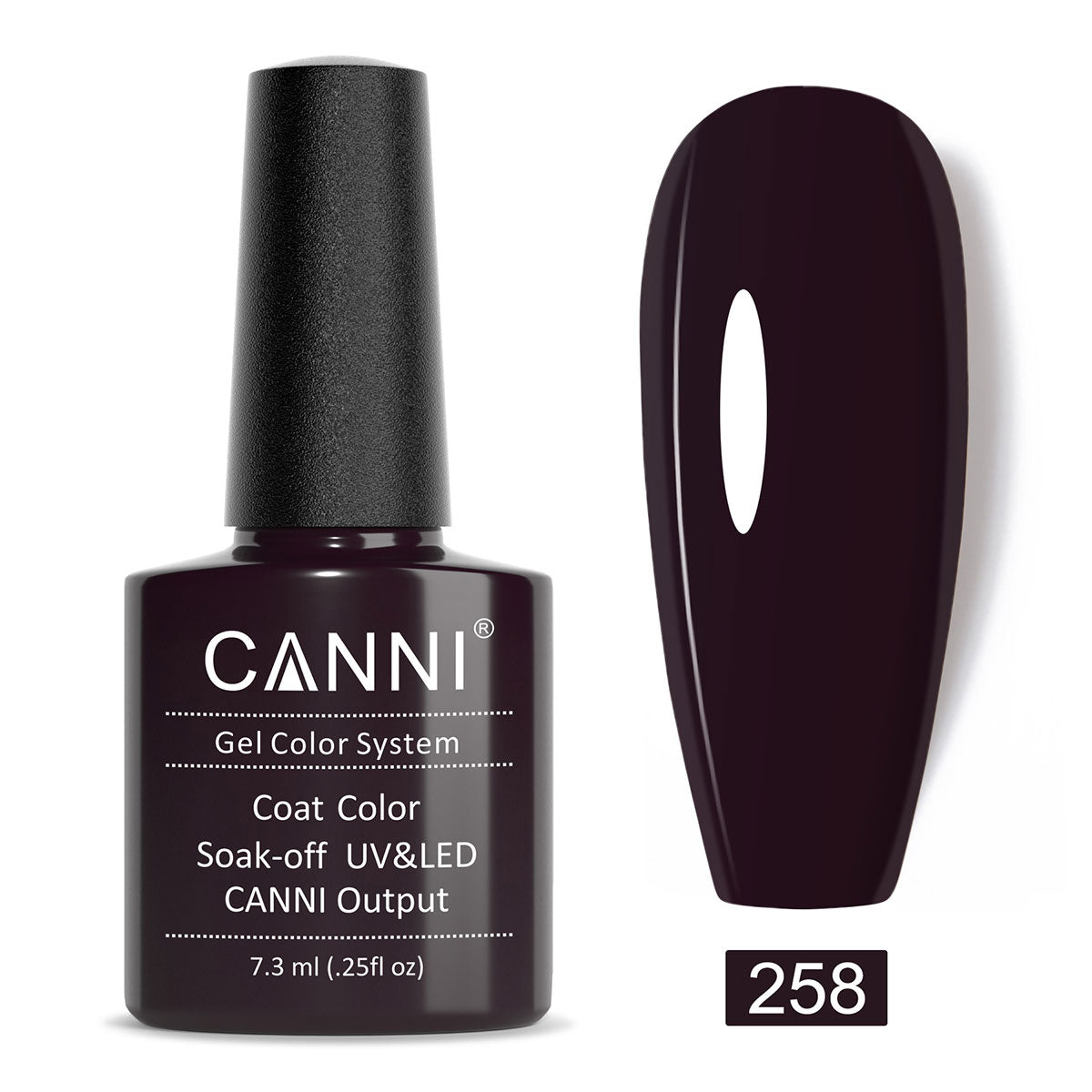 CANNI Gel Varnish Color ref 228-258 Series UV LED Lamp 7.3ml