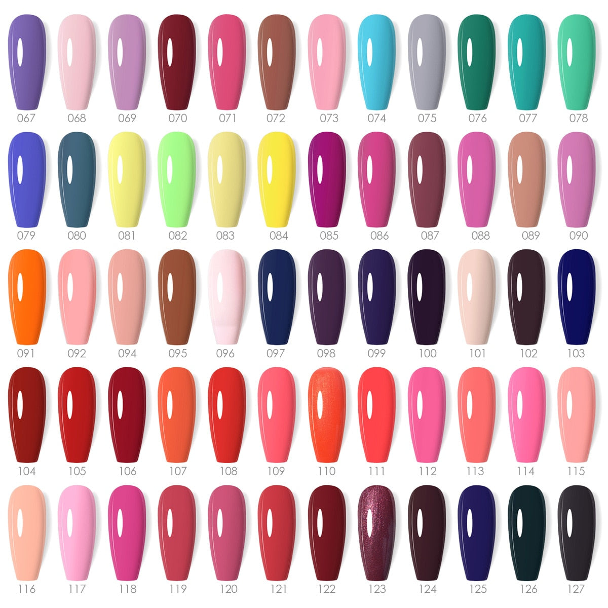 CANNI 240 Colors/set 7.3ml UV Gel Professional Nail Art Salon Nail Polish Kit Color Gel Lacquer Soakoff High Quality Manicure