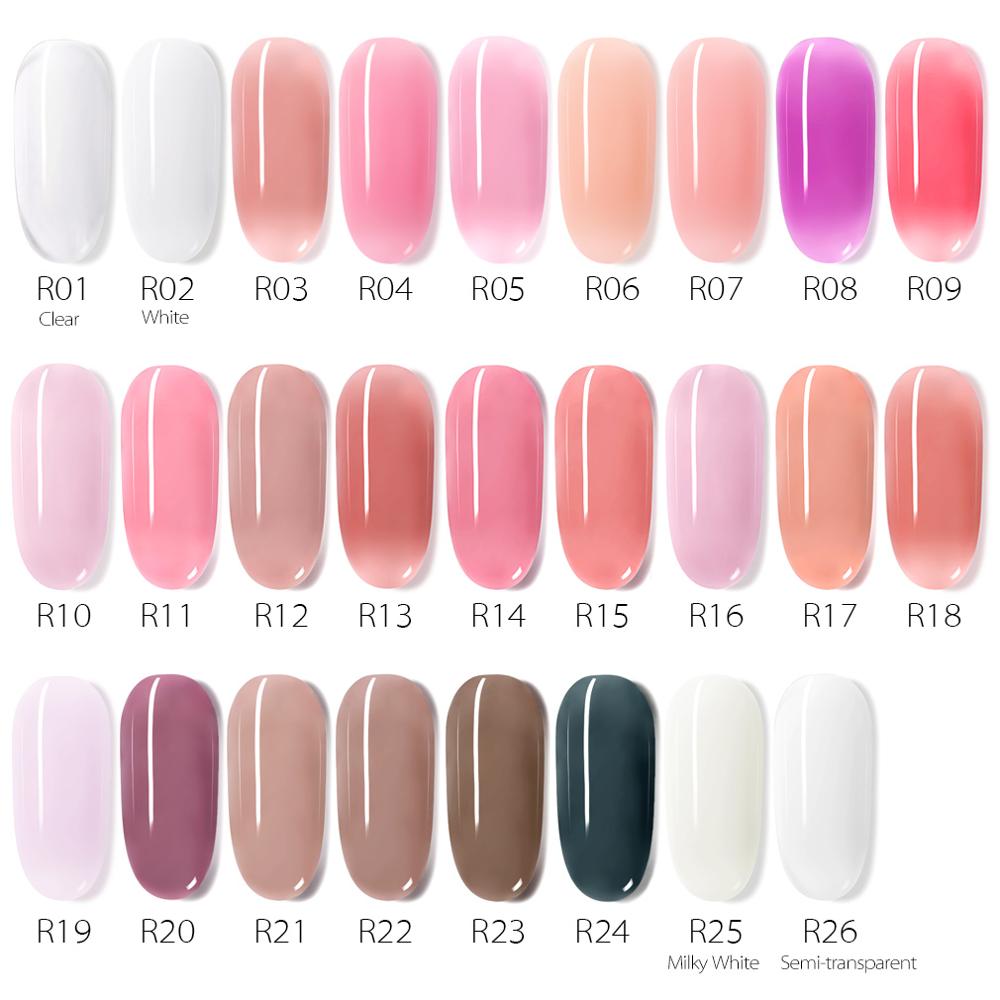 Venalisa Poly Nail Gel 30g Transparent Camouflage Color Fibre Glass UV Construction Gel Soak Off Builder Nail Extend Gum Acrylic