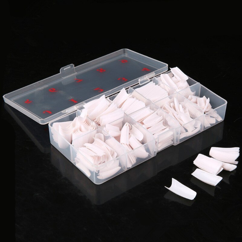 500pcs/box Full Cover Fake Nail Artificial Press Ballerina Transparent/Natural/white False Coffin Nails Art Tips Manicure Tool