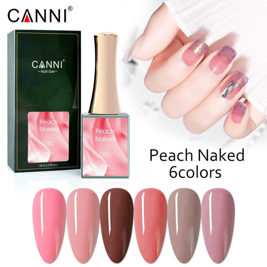 CANNI New Series 16ml Nail Gel Polish 120 C001-C100 Colors Hot Sale Fast Dry Nail Salon Enamel Gel Lacquer UV/LED Nail Polish Gel