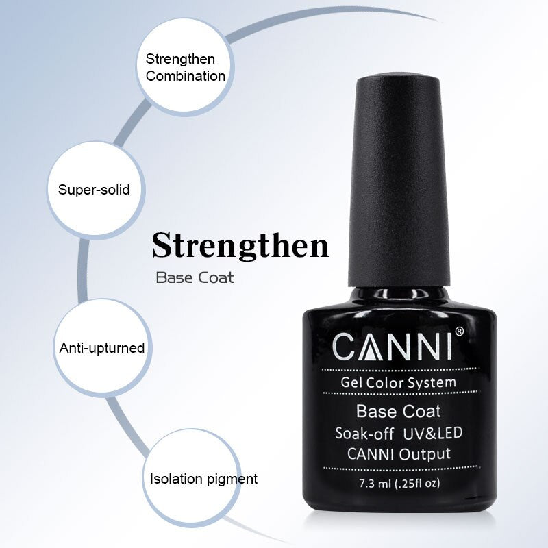 CANNI Gel Varnish Color ref 101-127 top coat-base coat-primer Series UV LED Lamp 7.3ml