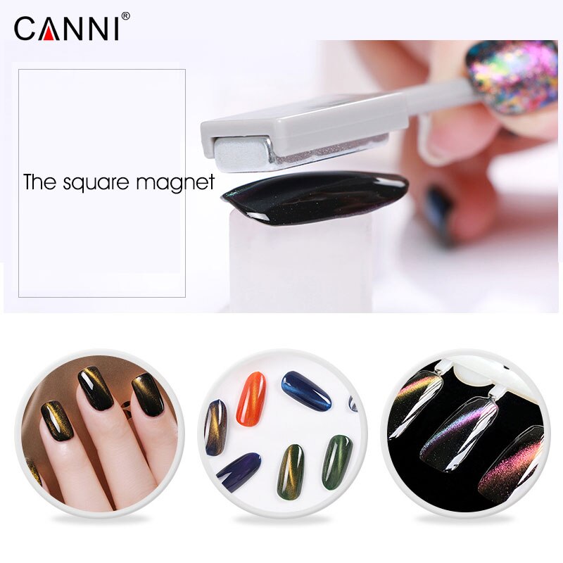 Nouveau Double voies Magnétique Plaque Aimant Stylo 1 PCS CANNI pour Tous Magic 3D Cat Eyes Aimant Nail Gel Polish outil