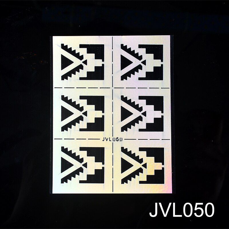 10 Sheets/set Hollow Irregular Stencils Nail Vinyls Laser 3D Image Transfer Guide Template Nail Art Hollow Sticker