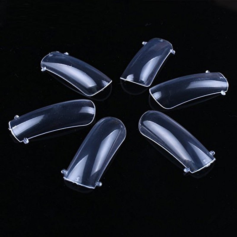 100pcs/box Professional Dual forms System for Acrylic powder liquid and UV gel ABS material