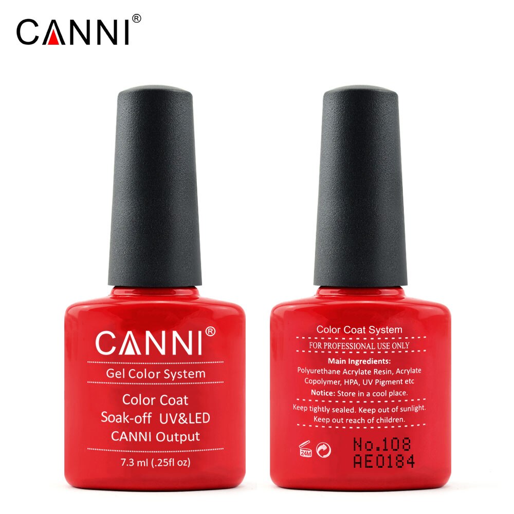 CANNI Gel Varnish Color ref 228-258 Series UV LED Lamp 7.3ml