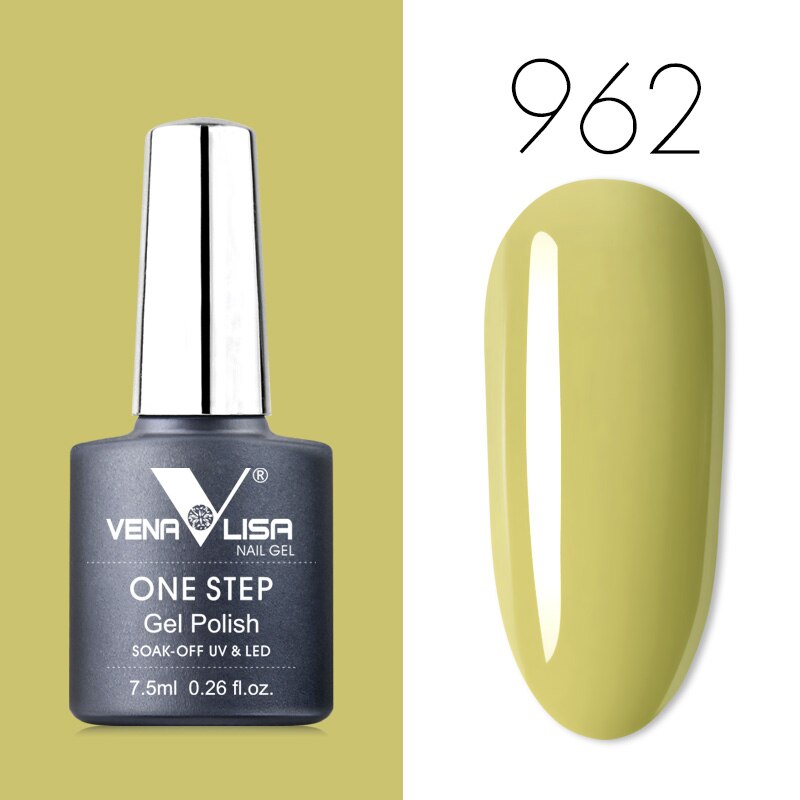 Venalisa 7.5 ml One Step Gel Polish Conception d'art d'ongle de haute qualité pour manucure Gel UV Soak Off Vernis à ongles