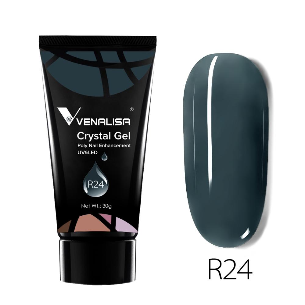 Venalisa Poly Nail Gel 30g Transparent Camouflage Color Fibre Glass UV Construction Gel Soak Off Builder Nail Extend Gum Acrylic