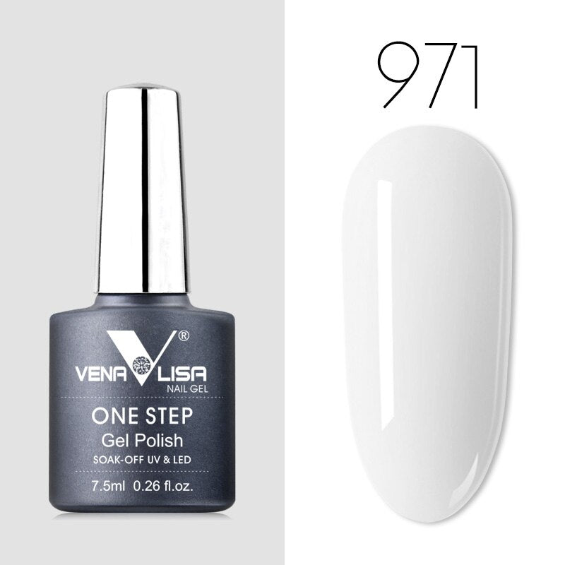 Venalisa 7.5 ml One Step Gel Polish Conception d'art d'ongle de haute qualité pour manucure Gel UV Soak Off Vernis à ongles