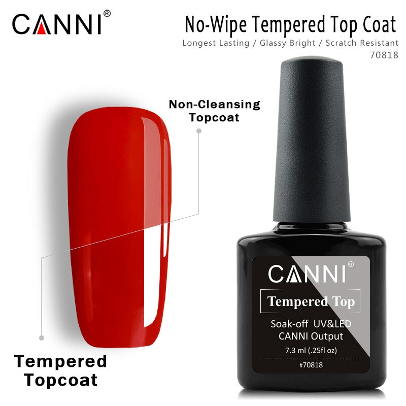 CANNI Gel Varnish Color ref 101-127 top coat-base coat-primer Series UV LED Lamp 7.3ml