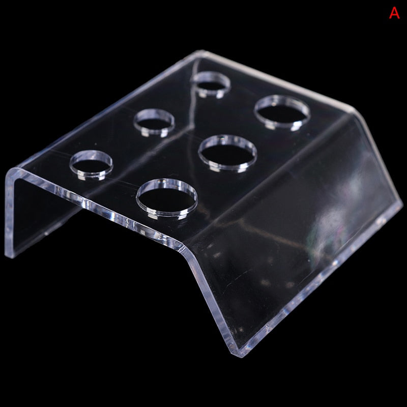 4 Types Acrylic Tattoo Ink Cup Stand Holder Permanent Makeup Microblading Pigment Tattoo Storage Caps